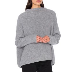 Vince funnel neck grey sweater